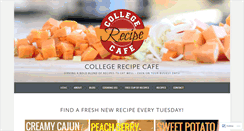 Desktop Screenshot of collegerecipecafe.com
